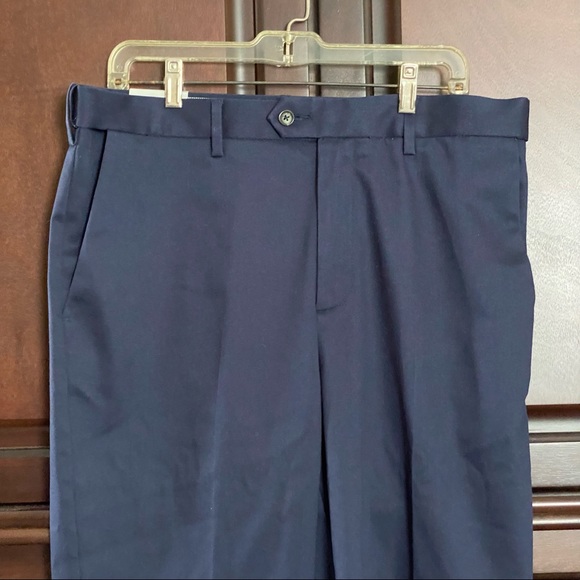 Croft & Barrow Classic-Fit Navy Blue Pants Size 34 - Picture 3 of 15